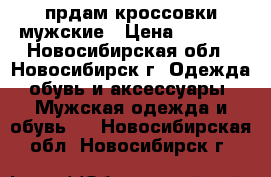 прдам кроссовки мужские › Цена ­ 1 000 - Новосибирская обл., Новосибирск г. Одежда, обувь и аксессуары » Мужская одежда и обувь   . Новосибирская обл.,Новосибирск г.